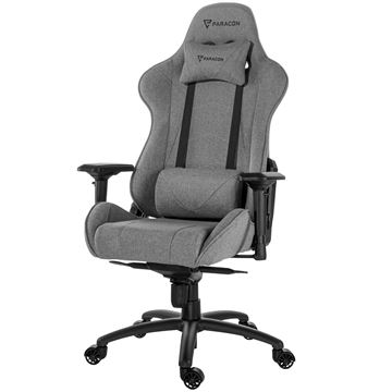 Sedia Da Gaming KNIGHT Pro Paracon - Tessuto - Grigio