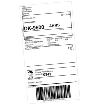 DHL Connect Return (0-31,5 kg)